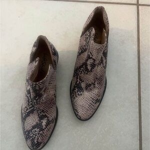 Life Stride payton snake Print Ankle Boots